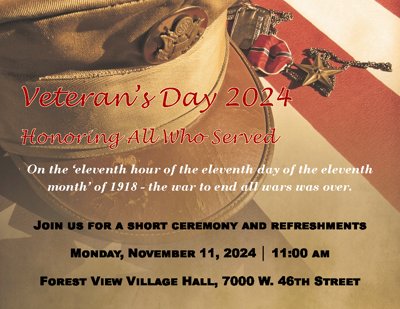 Veterans Day Celebration - Nov 11